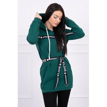 Dámske zelené šaty 0140