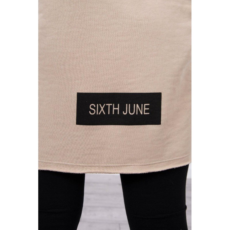 Kardigán s kapucňou pre dámy 033 - béžový