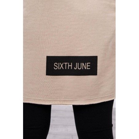 Kardigán s kapucňou pre dámy 033 - béžový