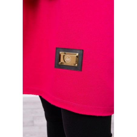 Kardigán s kapucňou pre dámy 033 - fuchsiový