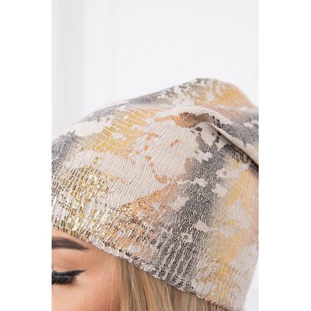 Dámska čiapka K141- svetlobéžová