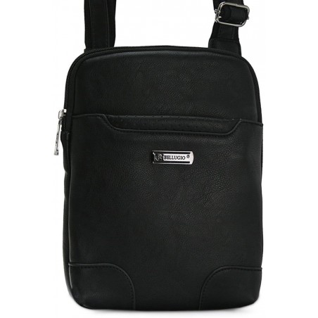 Čierna pánska taška z eko kože EP-8036