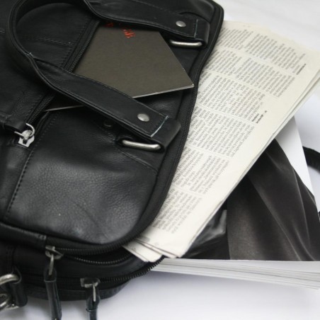 Pánska kožená taška na notebook EBM-97-727