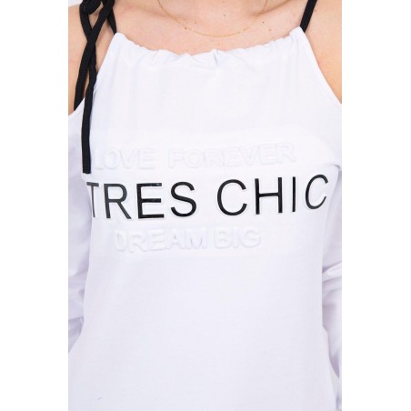 Biele dámske šaty 62182