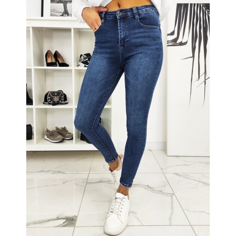 Dámske rifle Skinny Fit SONIC UY0627 - modré