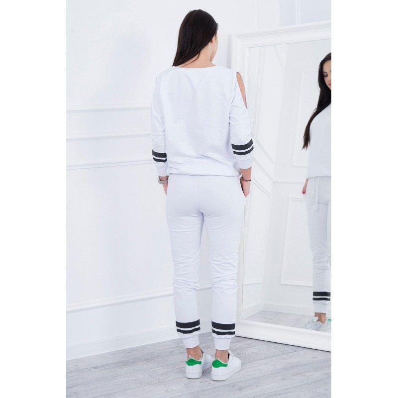 Dámska tepláková súprava Girl Revolution 8849 - biela