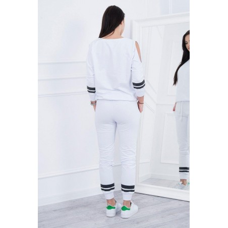 Dámska tepláková súprava Girl Revolution 8849 - biela