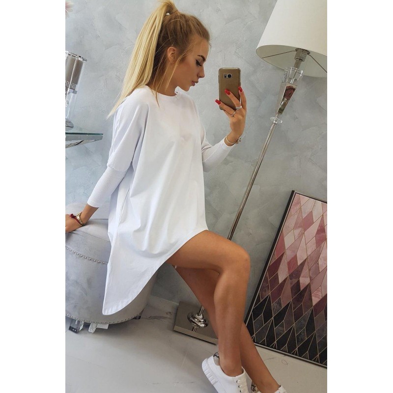 Dámska blúzka oversize 8875 - biela
