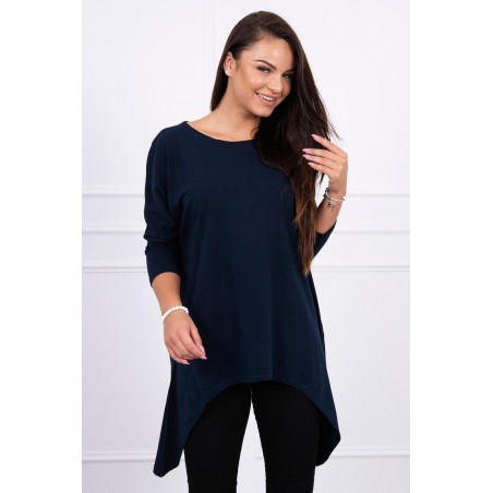 Dámska blúzka oversize 8875 - námornícka modrá
