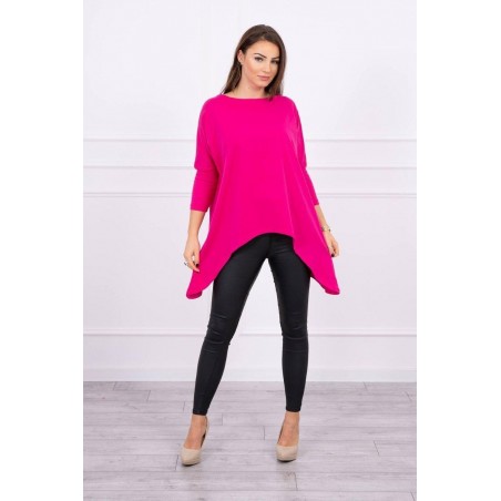 Dámska blúzka oversize 8875 - fuchsiová