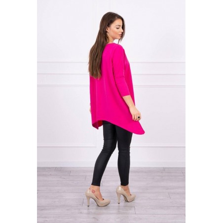 Dámska blúzka oversize 8875 - fuchsiová
