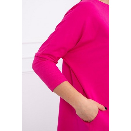 Dámska blúzka oversize 8875 - fuchsiová