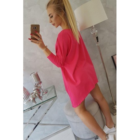 Dámska blúzka oversize 8875 - fuchsiová