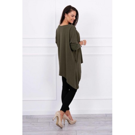 Dámska blúzka oversize 8875 - kaki