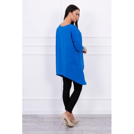Dámska blúzka oversize 8875 - kráľovská modrá