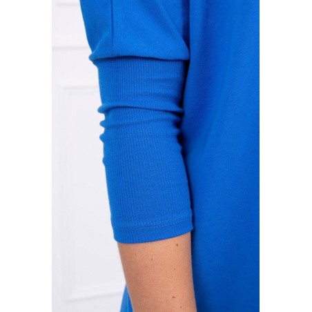 Dámska blúzka oversize 8875 - kráľovská modrá