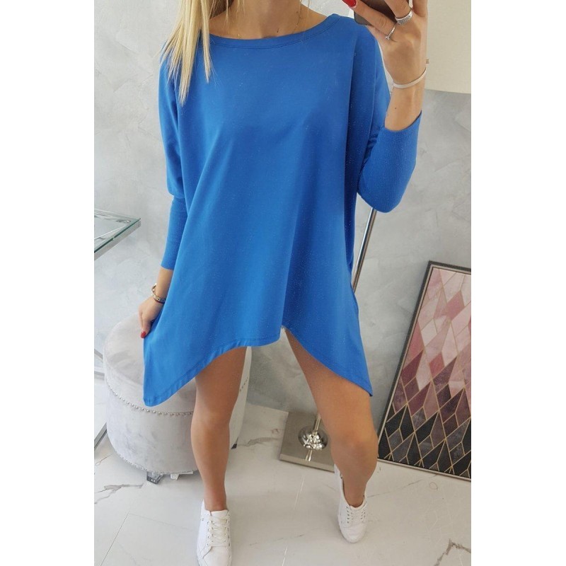 Dámska blúzka oversize 8875 - kráľovská modrá
