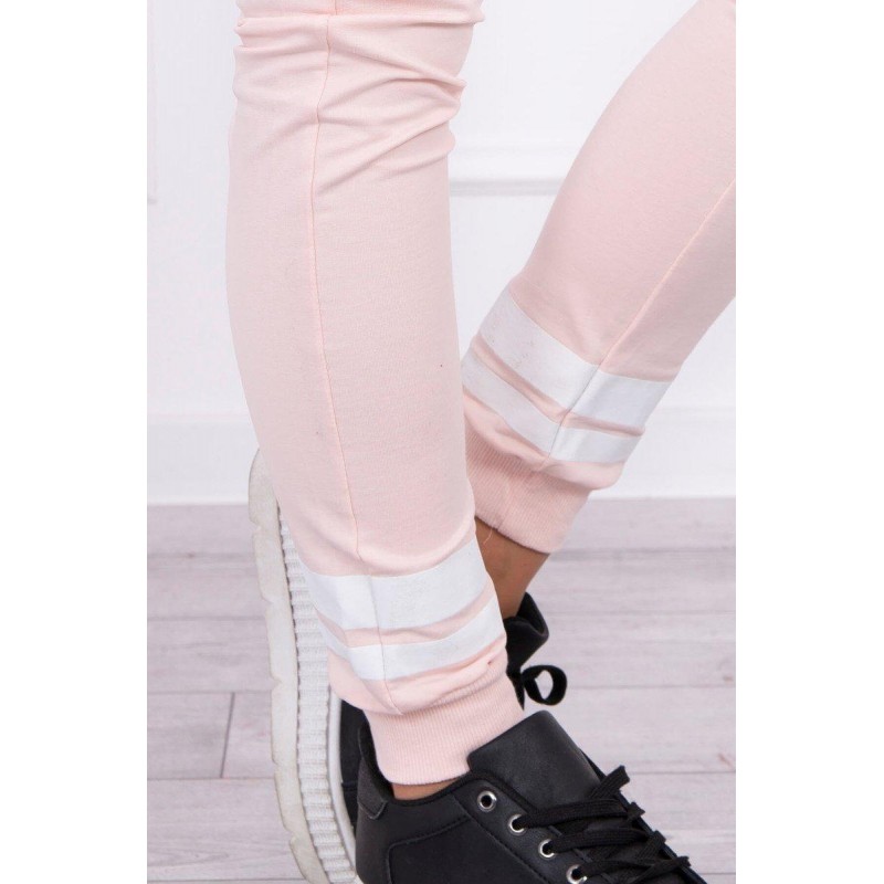 Dámska tepláková súprava Girl Revolution 8849 - púdrovo-ružová