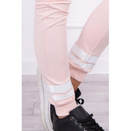 Dámska tepláková súprava Girl Revolution 8849 - púdrovo-ružová