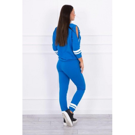 Dámska tepláková súprava Girl Revolution 8849 - modrá