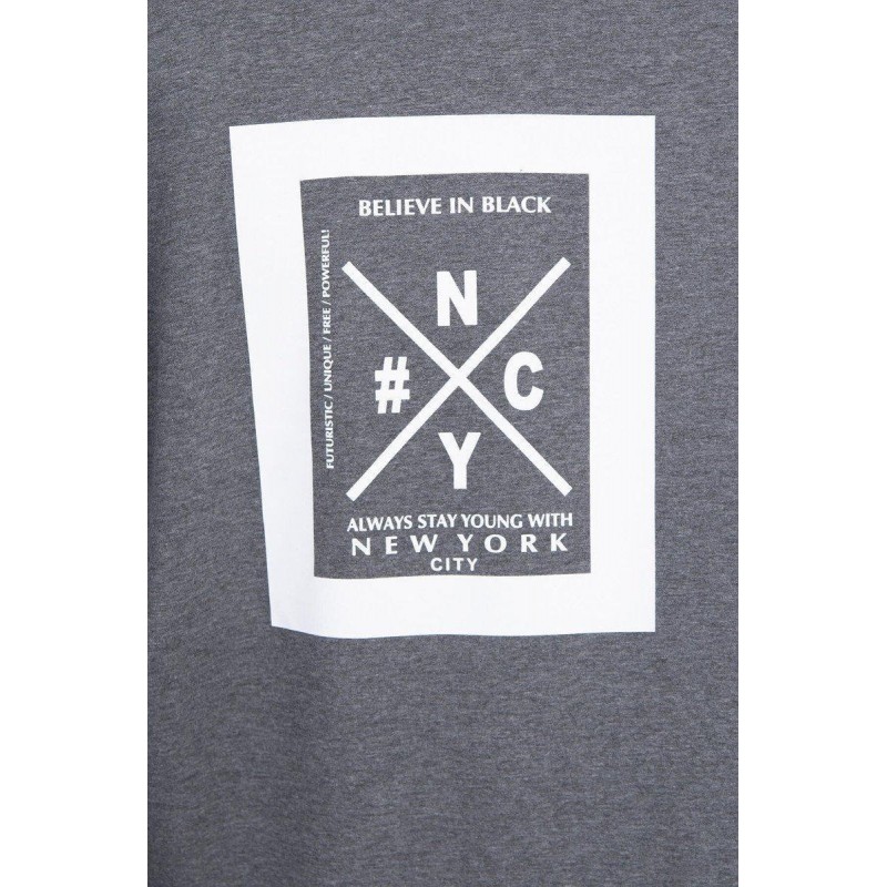 Grafitový dámsky kardigán s kapucňou 0044