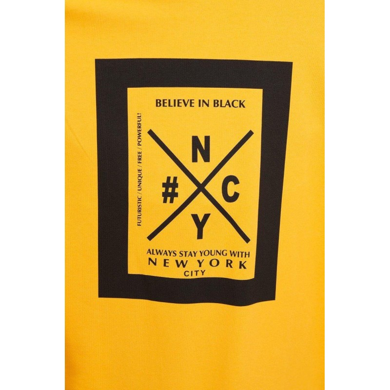 Horčicový dámsky kardigán s kapucňou 0044