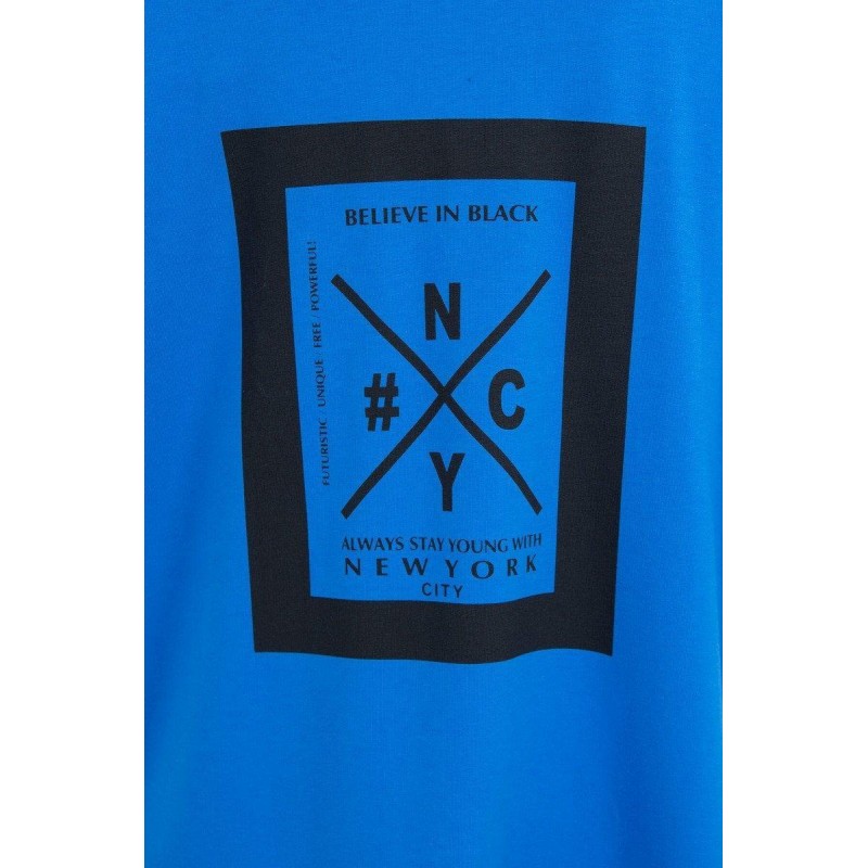 Modrý dámsky kardigán s kapucňou 0044