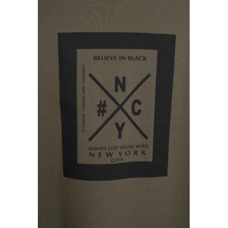 Kaki dámsky kardigán s kapucňou 0044