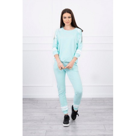 Dámska tepláková súprava Girl Revolution 8849 - mätová