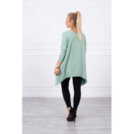 Dámska blúzka oversize 8875 - tmavomätová