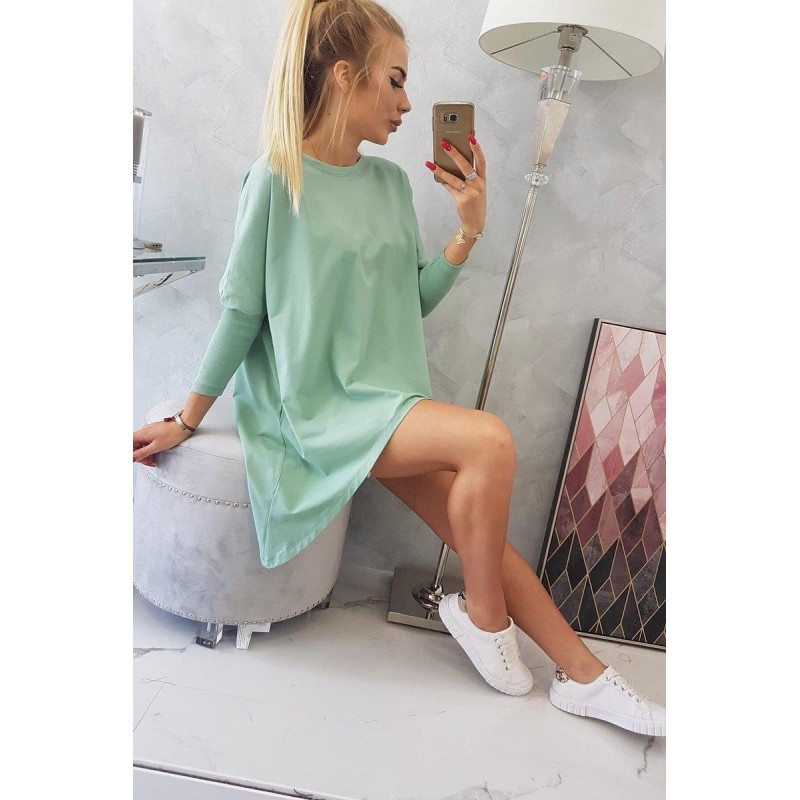 Dámska blúzka oversize 8875 - tmavomätová