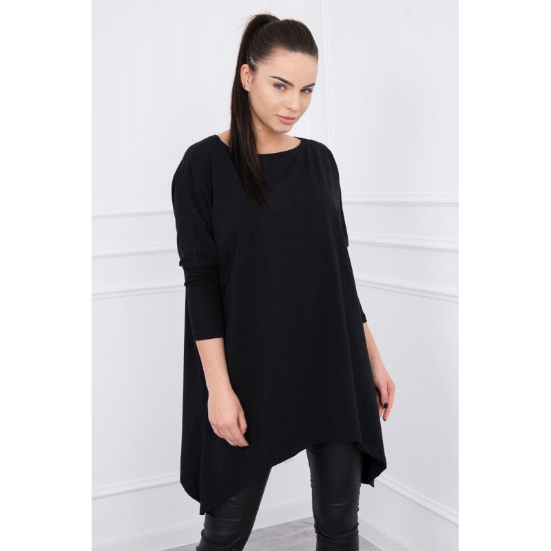 Dámska blúzka oversize 8875 - čierna