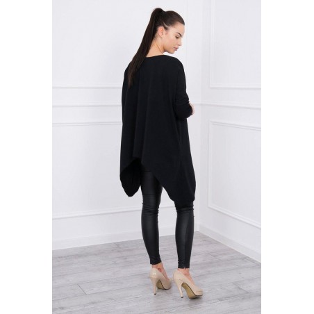 Dámska blúzka oversize 8875 - čierna