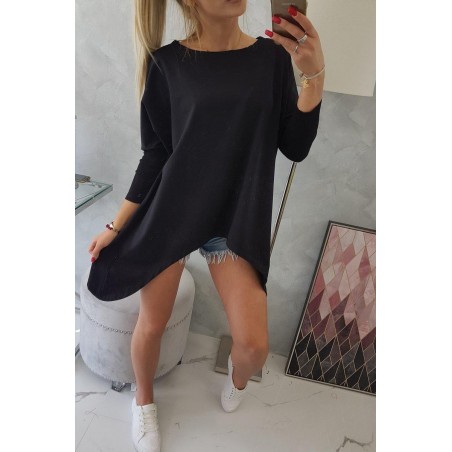 Dámska blúzka oversize 8875 - čierna