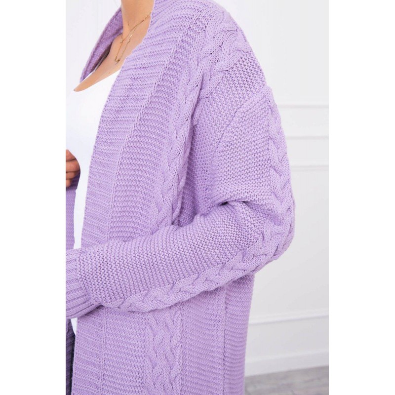 Svetlofialový kardigán pre dámy 2019-1