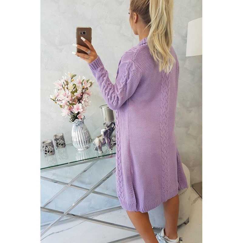 Svetlofialový kardigán pre dámy 2019-1