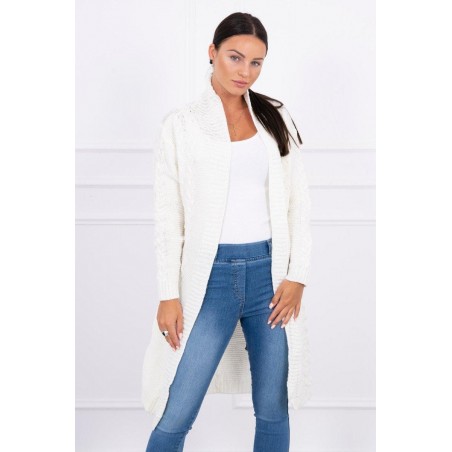 Ecru kardigán pre dámy 2019-1