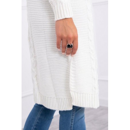 Ecru kardigán pre dámy 2019-1