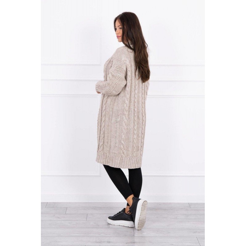 Dámsky pletený kardigán 2019-21 - béžový