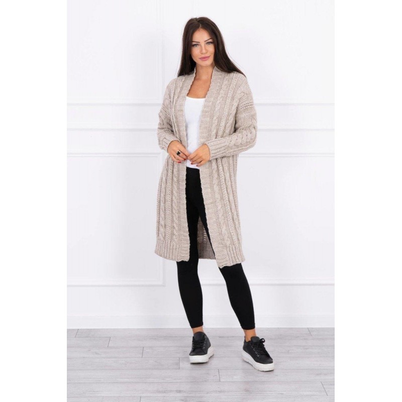 Dámsky pletený kardigán 2019-21 - béžový