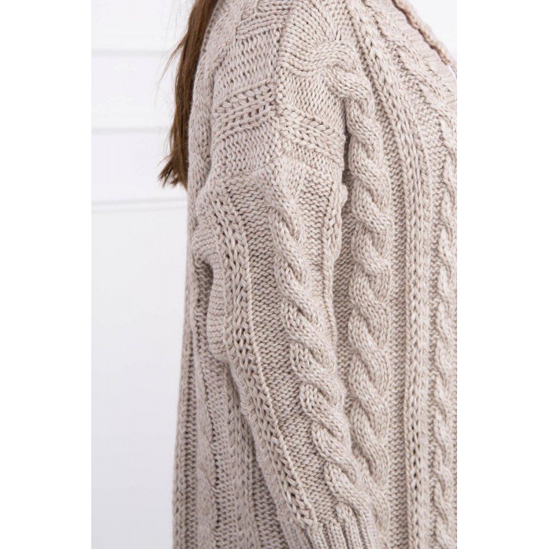 Dámsky pletený kardigán 2019-21 - béžový