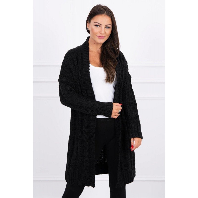 Dámsky pletený kardigán 2019-21 - čierny