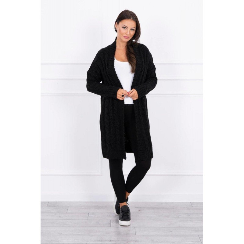 Dámsky pletený kardigán 2019-21 - čierny