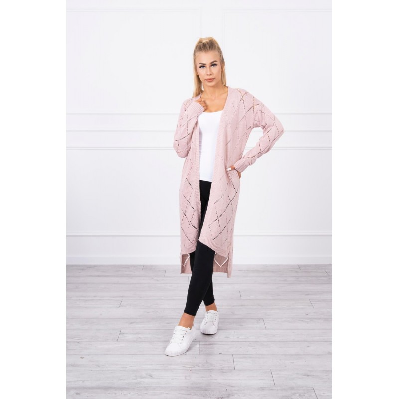 Kardigán pre dámy 2020-4 - svetloružový