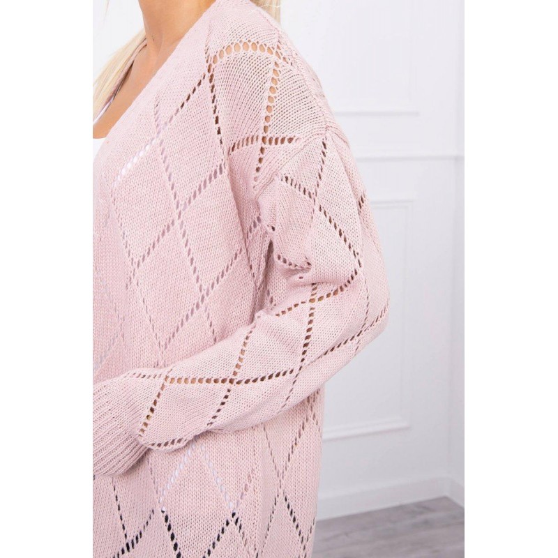 Kardigán pre dámy 2020-4 - svetloružový