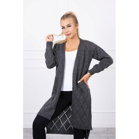 Kardigán pre dámy 2020-4 - grafitový