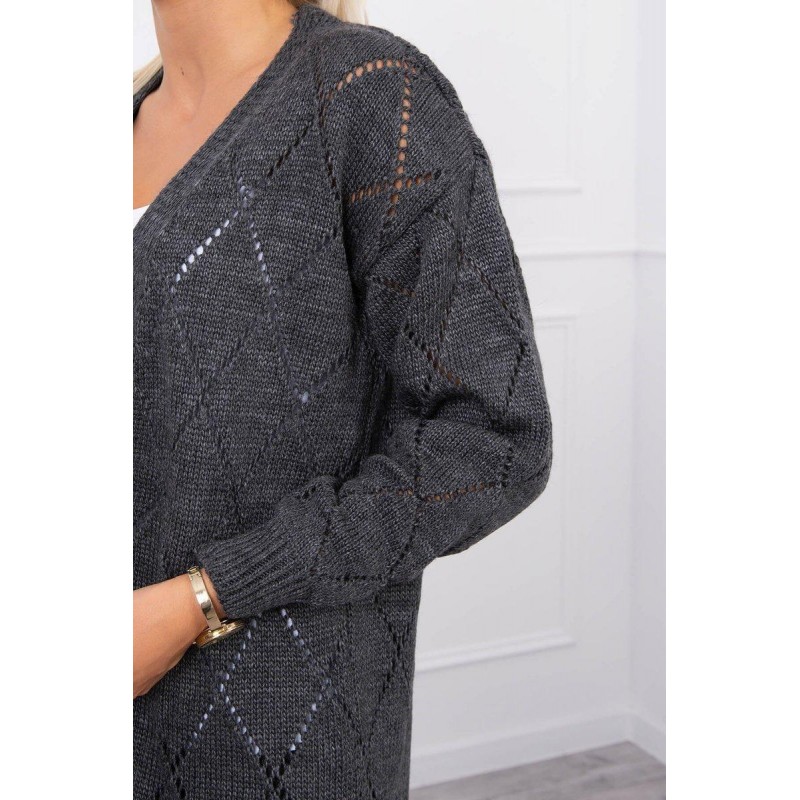 Kardigán pre dámy 2020-4 - grafitový