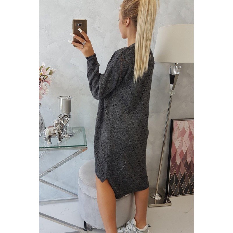 Kardigán pre dámy 2020-4 - grafitový