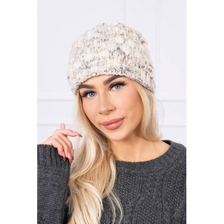 Dámska čiapka K156 - svetlobéžová