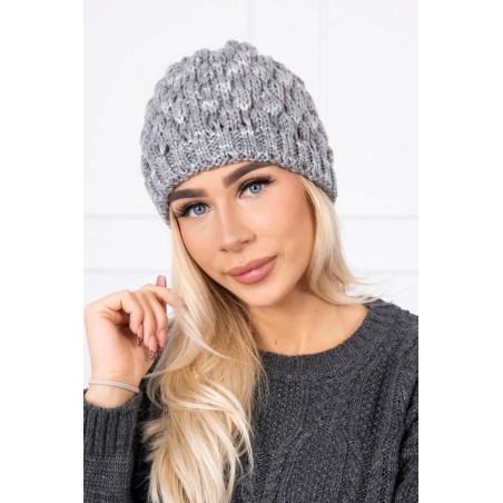 Dámska čiapka K156 - tmavosivá